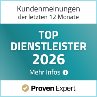 Top-Dienstleister-Auszeichnung Award 2026 von ProvenExpert für NJ-Eventing